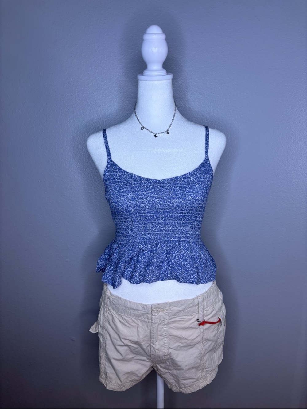 Tillys Blue Patterned Tank Top‼️LISTING IS ONLY FOR TANK TOP‼️